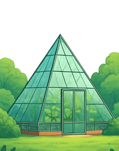 gambar green house vektor